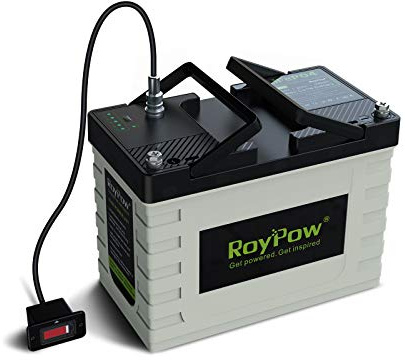 RoyPow Batterie au lithium LiFePO4 24 V 50 A - Cycle profond - Protection contre les basses températures - 5000-8000 cycles de vie - Pour marine, moteurs de trolling, yacht, marine, bateau