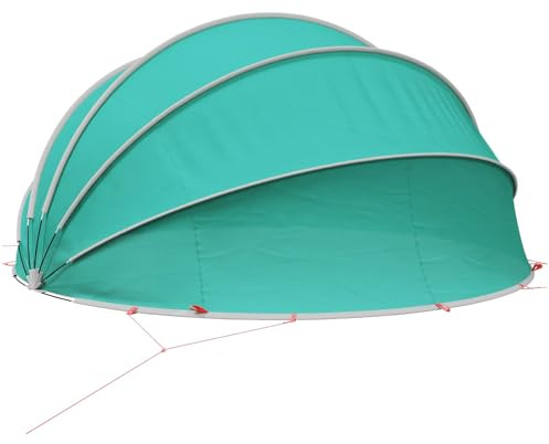 Dôme de Piscine, Dôme de Protection Tente Abri de Piscine Hors Sol Bleu 472 x 460 x 229 cm