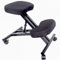 BURI Kniestuhl höhenverstellbar 50-65cm Bürostuhl Schreibtischstuhl Computerstuhl Gesundheitsstuhl Hocker zum Hinknien Sitzhocker Metallgestell Ergonomic Kneeling Chair gepolstert mit Rollen schwarz