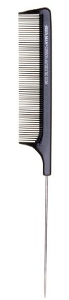 Denman Nadel-Stielkamm DC06, antistatisch dank Karbon, mit enger Zahnung, schwarz