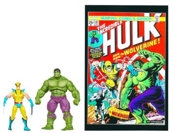 Marvel Universe Comic Pack - Wolverine vs. Hulk Figuren [UK Import]