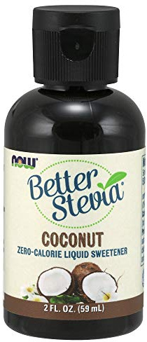 NOW Foods BetterStevia Coconut Zero-Calorie Liquid Sweetener, Keto Friendly, Suitable for Diabetics, No Erythritol, 2-Ounce