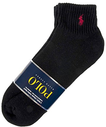 Ralph Lauren 3tlg. Set Socken schwarz one size