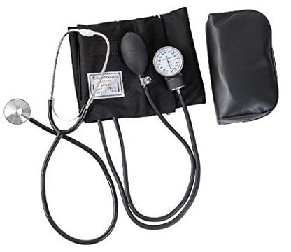Hensych Home Blut Druck Cuff Kit mit Manuelle Blutdruckmessgerät Stethoskop und Tragetasche