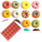 FantasyDay 1Pcs Xmas Donut Form Silikon Backformen, Antihaftbeschichtet Silikon Kuchenform Muffinbackformen Brotbackform Backform Kasten für Muffin Kuchen Pudding Gelee - Hochwertige Silikonbackform