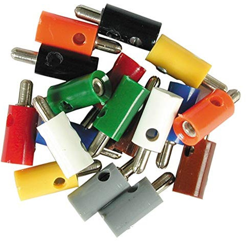 Viessmann 6877 Stecker mit Querloch 10 Stk. schwarz