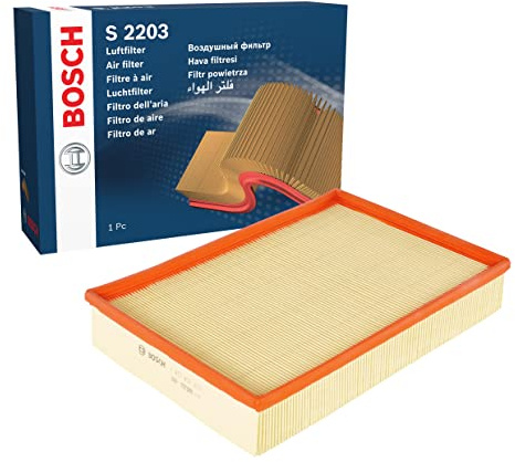 BOSCH Luftfilter 1457432203 | Kompatibel mit: VOLVO 740, 740 Kombi, 760, 760 Kombi, 780, 940, 940 II, 940 II Kombi, 940 Kombi, 960, 960 Kombi