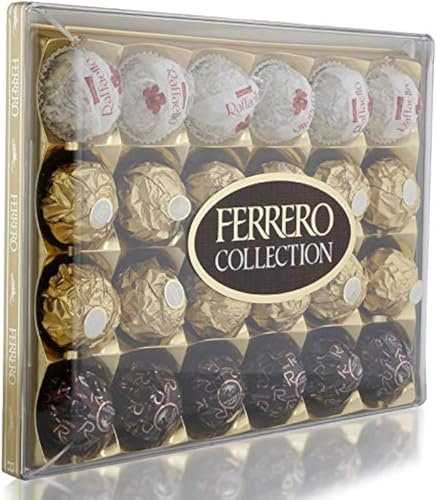 Chocolats assortiment Collection FERRERO la boite de 24-269 g