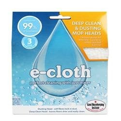 E-Cloth Deep Clean & Dusting Mop Head 2pack x 1