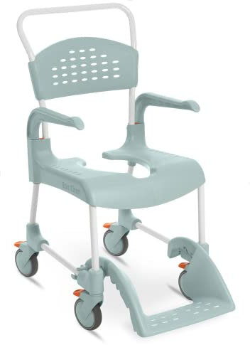 Etac Clean Dusch- und Toilettenrollstuhl Standard 55 cm lagoon/2