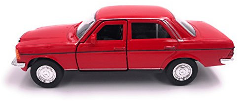 H-Customs E-Klasse W123 Modellauto Auto Lizenzprodukt 1:34 zufällige Farbauswahl