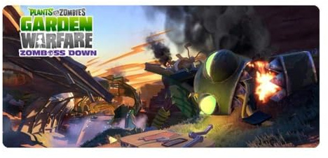 IGIRC Mouse Mat Plants vs. Zombies Speed Gaming Mouse Pad | XXL Mousepad |900 x 400mm Large Size| 3mm-Thick Base | Perfect precision and speed, D