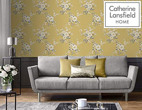 Canterbury Wallpaper Ochre