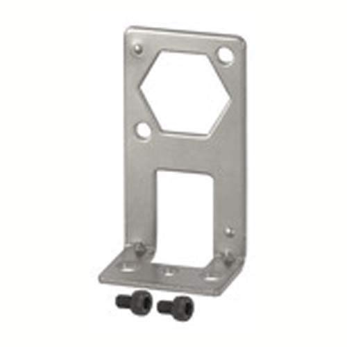 RIEGLER 133153-EDS010-BFWW Befestigungswinkel aus Metall, waagrecht, 1Stk