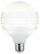 Paulmann 28744 LED Lampe G125 Globe 4,5W dimmbar Leuchtmittel Ringspiegel weiß effizientes Licht Glas Goldlicht 2600 K E27