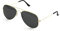 Komonee Pilot Style Gold Frame with Black Lens Sunglasses Designer Unisex Mens Womens UV400 Classic Shades Great For Cycling Golf Fishing Sports
