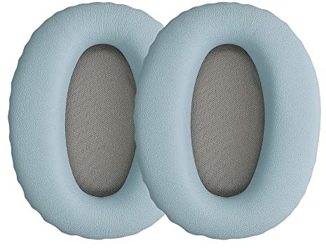 kwmobile Almohadillas compatibles con Sony MDR-1000X / WH-1000XM2 - 2X Almohadilla de Repuesto para Auriculares en Cuero sintético