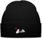 Spreadshirt Peanuts Snoopy Liebe Herz Love Stick Wintermütze, One Size, Schwarz