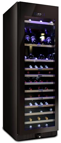 Datron Cantinetta Vino 166 bottiglie Luxury, Assistenza Italiana, Doppia Temperatura da Incasso Design Elegante, Bassa Rumorosità, Consumi Energetici Ridotti