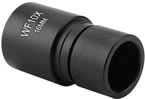 SEAFRONT WF 10X Microscope Eyepiece, Black, Optical lens & Aluminum alloy, LED, 10x, 16mm, 0.1mm Reticle Scale, 23.2mm Mounting Size