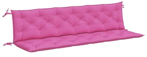 vidaXL Gartenbank-Auflagen 2 STK. Rosa 200x50x7 cm Stoff