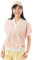 Tommy Hilfiger Maglietta Polo Maniche Corte Donna Regular Fit, Rosa (Breton Ecru/Whimsy Pink), L