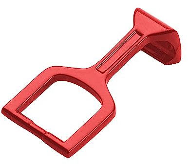 ThunderClap Ersatz-Einsatz zum Anklippen aus Metall für Oakley Jawbreaker Sonnenbrillen, rot, Einheitsgröße