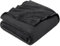 EHEYCIGA Kuscheldecke flauschig, weiche warme Fleecedecke 230x270 als Decke Sofa, Wohndecke oder Couchdecke überwurf, Dunkelgrau