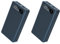 Bsowte 2X 6X18650 Batterie Ladegerät Kasten Power Bank Gehäuse 18650 Batterie Aufladung Kasten für Handy Ladung, Standard Ladung Schwarz
