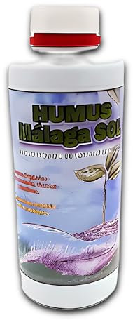Bricoloco Humus de lombriz líquido para plantas formato 1 litro - Abono orgánico rico en nutrientes para la fertilización del suelo de cultivo con microorganismos (1)