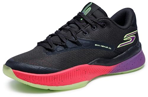 Skechers Herren Men's Basketball Skx NexusSneaker | 5GEN-Zwischensohlen-Dämpfung, Move-Schaumstoff-Einlegesohle, atmungsaktives Mesh-Obermaterial, Torsionsstabilitätsplatte