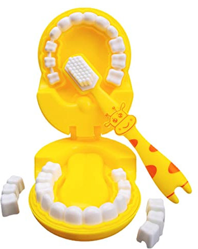 Juguetes para cepillarse los Dientes Cepillarse los Dientes Juguete Modelo De Dientes para Cepillarse Los Dientes De Jirafa, Herramienta Dental para Niños, Educación En El Hogar Juguetes Educativos
