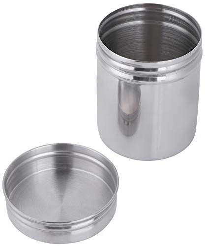 Acouto Tarro de Almacenamiento Sellado de Acero Inoxidable 304, Contenedor Portátil para Granos de té y café, Grande, Versátil, el Recipiente de Cocina de Moda Es Sp Contenedores de