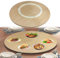 Plateau De Service Rotatif Lazy Susan En Bois Rond, Ø 50cm 60cm 70cm 80cm 90cm Grand Plateau Tournante Pour Table À Manger, Assiette De Service 360° Rotative, Avec Roulement Silencieux(Wood,Ø50cm)