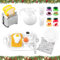 GreenYeah 17PCS Miniatur Zubehör Frühstück, Puppenhaus Miniatur Frühstück, Miniatur Puppenhaus Frühstücksszenen Set, Puppenhaus Wichteltür Frühstück Set für Puppenhaus Dekoratio