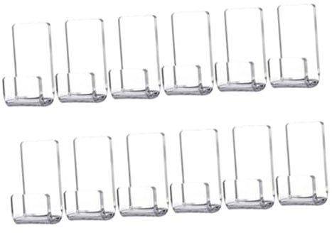 HOLIDYOYO 12stücke Acryl Wandregal Für Schallplatten Vinyl-record-halter Transparent Schallplatten-aufbewahrungsständer Cd-wandhalter Organizer