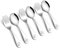 Kinderbesteck Set, Onader 6-teilig Edelstahl Kinder Besteck Set mit Gravur, Kleiner Besteckset Kindergeschirr mit 3 x kindergabel und 3 x Kinderlöffel für Kleinkind, Gesund & Spülmaschinenfest