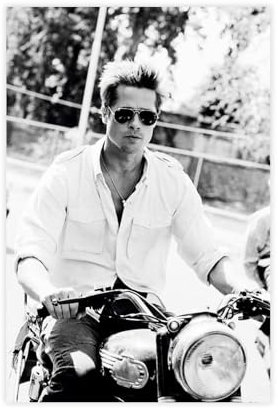 TCMAHE Brad Pitt Poster (2) Leinwand Poster Schlafzimmer Dekor Landschaft Büro Zimmer Dekor Geschenk 30 x 45 cm