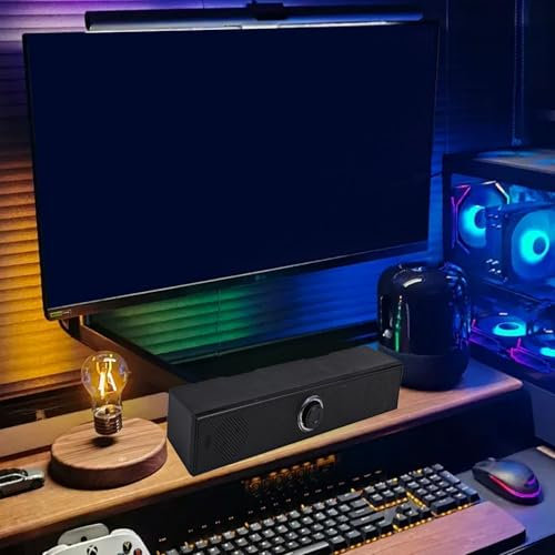 HpLive Soundbars Kabelgebundener und kabelloser Lautsprecher mit USB-Anschluss für TV PC Laptop Musikbox(Plug-in dual mode)