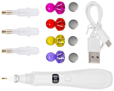 Strass-Stift-Werkzeug, Applikatorwerkzeug aus Strass | Jüdisches Aufsammelwerkzeug | Elektrischer Applikator-Picker 3 zum Ersetzen des Saugmodus einstellbar für die Erstellung von Manu