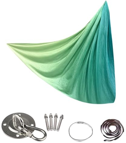 Flying Yoga Swing – Flugzeug-Yoga-Hammock | Yoga-Trapeze | Ultrastarke Anti-Gravity-Yoga-Hammock für verbesserte Yoga-Umkehrungen | Silk Aerial für das Gleichgewicht zu Hause Flexibilität