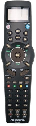 Remote Control CHUNGHOP RM991 Smart Universal Multifunctional Learning Remote Control For TV/TXT,DVD CD,VCR,SAT/CABLE And A/C