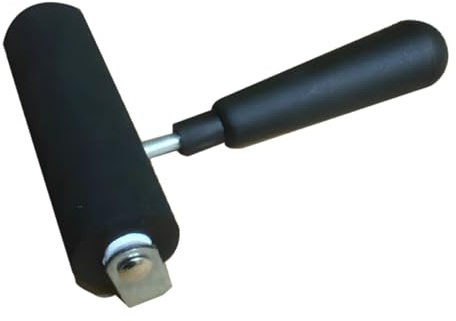 Sacolin Steel Frame Ink Applicator Roller, 3.9 in for Printmaking, Craft, Linoleum, Even Distribution