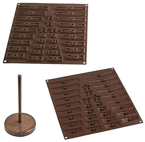 silikomart | Moule en Silicone pour chocolats 3D TREE CHOC, antiadhésif, 11 chocolats, paquet de 1 Moule pour sucreries, Easy Choc, Ø 130 mm, h 172 mm, Volume 96 ml, Made in Italy