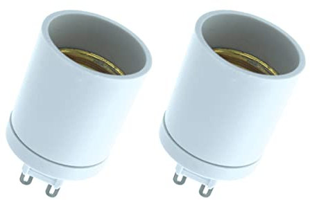 LEDLUX 2 Pezzi di Convertitore Adattatore Portalampada Basi Per Lampade Led