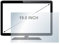 brotect 19 Screen Protector Anti-Glare All-In-One PCs with 19.0 inch (48.3 cm) [410.9 mm x 257 mm, 16:10] Screen Protector Matte,