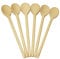 BICB 12 Inch (30 cm) Long Wooden Spoons for Cooking - Oval Wood Mixing Spoons for Baking, Cooking, Stirring - Sauce Spoons Made of Natural Beechwood - Set of 6