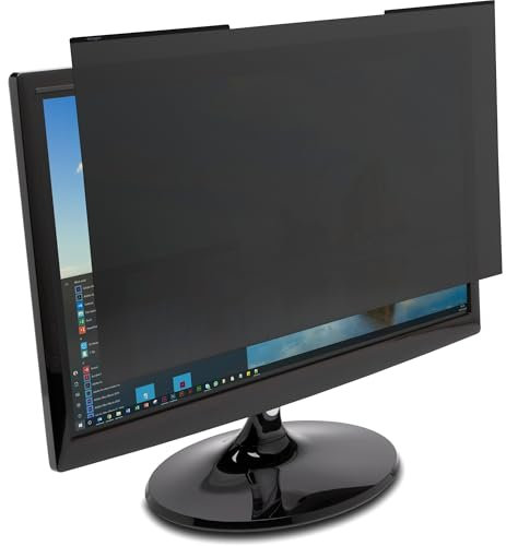 Kensington MagPro™ Magnetischer Blickschutzfilter für Monitore 23,8 Zoll, 16:9, Magnetische Schutzfolie, Begrenzter Sichtbereich für mehr Datensicherheit, DSGVO-konform, Mit Blaulichtfilter, K58356WW