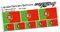 8er Set Länderaufkleber Fahne Länderfahne Flagge Wetterfest RC Car Auto Motorrad Sticker Fahrrad Aufkleber Modellbau R028 (Portugal)