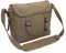 Outdoor World Bolsa de almuerzo tipo mensajero de lona con 1 correa ajustable, unisex, estilo militar vintage, para el trabajo, la escuela, viajes, bandolera al hombro (Olive)